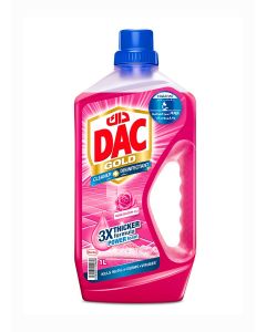 Gold Multi Purpose Disinfectant And Liquid Cleaner With 3X Thicker Formula Rose Rose 1Liters