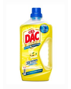 Gold Multi Purpose Disinfectant And Liquid Cleaner With 3X Thicker Formula Citrus Burst 1Liters