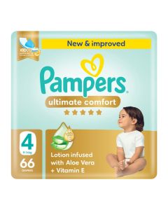 Premium Care Taped Diapers Size 4 Super Saver Pack 66 Count
