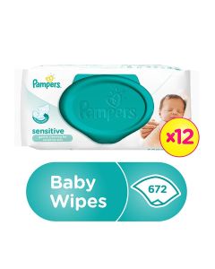 672-Piece Sensitive Baby Wipes