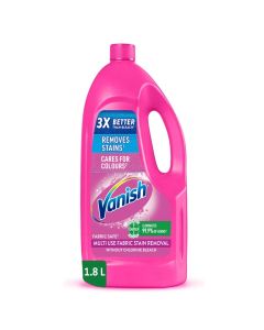 Vanish Liquid Fabric Stain Remover 1.8L - Coloured & White Clothes 1.8Liters