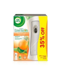 Air Wick Automatic Air Freshener Spray Kit with Gadget & Refill, Sparkling Citrus Scent, 250ml Sparkling Citrus 250ml
