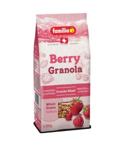 Berry Granola Crunchy Muesli With Strawberries And Raspberries 500grams