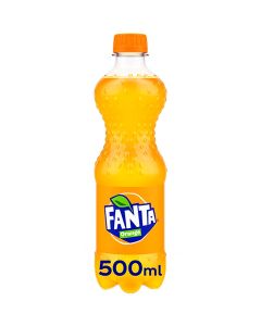 Orange Carbonated Soft Drink Pet Bottle Orange 500ml