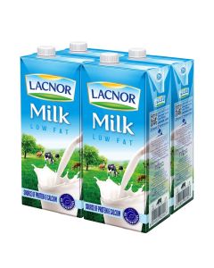 Long Life Milk Low Fat Plain 1Liters Pack of 4