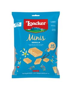 Minis Vanilla Cream Filled Wafers 150grams