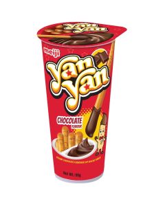 Yan Yan Biscuits With Chocolate Flavor Dips- 50g 50grams
