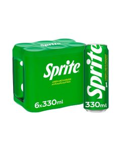 Lemon Lime Flavored Carbonated Soft Drink Can 330ml Pack of 6