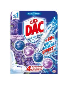 Clean And Fresh Toilet Rim Block With 4 Function Formula And Air Freshener Affect Lavender 50grams