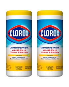Citrus Blend Disinfecting Cleaning Wipes - 2 Packs x 35 Wipes, 70 Counts 516grams