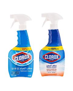 Bleach Free, Disinfecting Kitchen Cleaner And Bathroom Cleaner, Pack Of 2 500ml