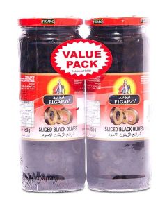 Sliced Black Olives 450grams Pack of 2
