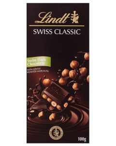 Swiss Dark Chocolate With Hazelnuts 100grams