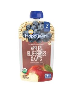 Apples Blueberries And Oats Organic Baby Food
