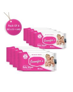Baby Wipes 80 Sheets 4+4 Free