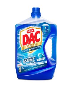 Gold Multi-Purpose Disinfectant And Liquid Cleaner With 3X Thicker Formula Ocean Breeze 3Liters