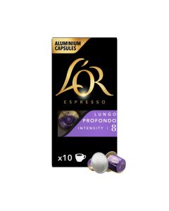 Espresso Lungo Intensity 8 Coffee Capsule Drinks Profondo Pack of 10