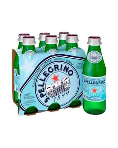Natural Mineral Sparkling Water Glass 250ml Pack of 6