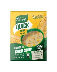 Cup-A-Soup, Cream Of Corn, Made With Natural Corn, No Artificial Colourants And Added Preservatives 4 Sachets 20grams Pack of 4