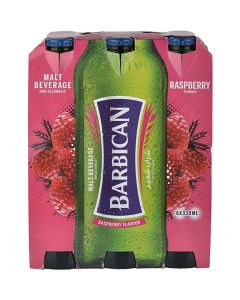 Raspberry Flavoured Non-Alcoholic Malt Beverage NRB 330ml Pack of 6