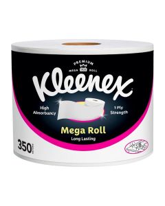 Kitchen Paper Towel, Mega Roll Tissue, 1 Roll x 350 Meters, High Absorbency for Multi Purpose White