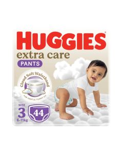 Huggies Extra Care Baby Culottes, Size 3 (6-11 kg), 44 Diaper Pants