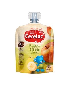 Banana And Apple Pouch Puree 90grams