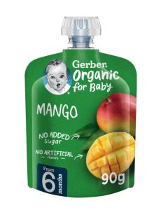 Organic Mango Pouch Puree 90g