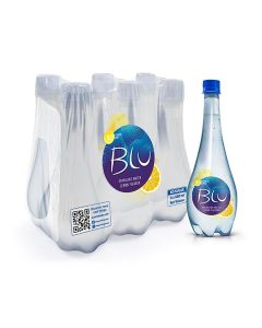 Sparkling Lemon Water, No Added Sugar, Zero Calaroies Lemon 500ml Pack of 6