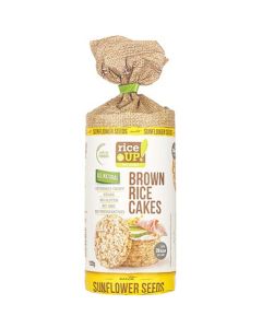 Brown Rice Cakes With Sunflower Seeds 120grams