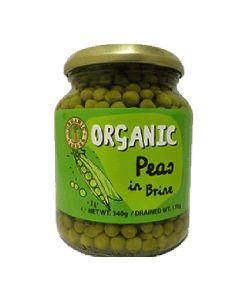 Organic Peas In Brine 350grams