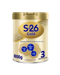 S-26 Progress Gold Stage 3 From 1-3 Years Growing up Formula Milk Powder 800grams