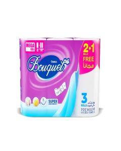 Kitchen Towel Rolls 180 Sheets Pack of 3