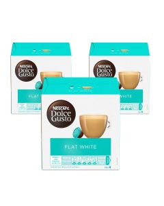Dolce Gusto Flat White Coffee 16 Capsule 187.2grams Pack of 3