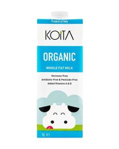 Organic Whole Full Fat Milk Plain 1Liters Pack of 1