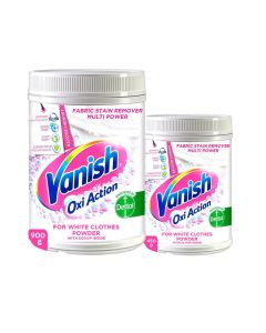 Vanish Oxi Action Stain Remover Powder 900g + 450 g - White Clothes