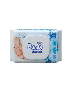Aqua Clean, 56 Baby Wet Wipes