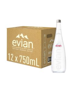 Natural Mineral Water Glass 0.75Liters Pack of 12