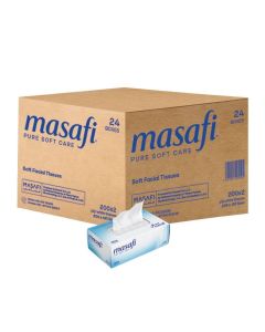 200-Piece Double Ply Soft Tissue Pack Of 24