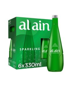 Glass Bottled Sparkling Water 330ml Pack of 6