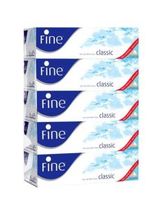Pack Of 5 Double Ply Tissues, 150-Count