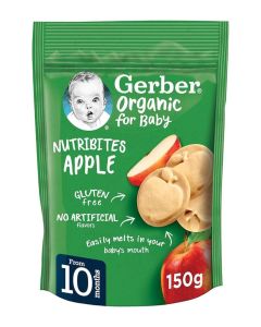 Organic Nutribites Apple Biscuits 150grams