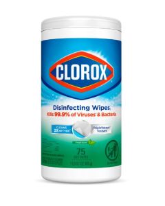 Disinfecting Fresh Scent Wet Wipes 75 Count Green