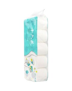 Pack Of 10 Tissue Roll Paper white
