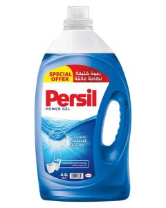 Power Gel Liquid Laundry Detergent With Deep Clean Technologyfor Top Loading Washing Machines Blue 4.8Liters