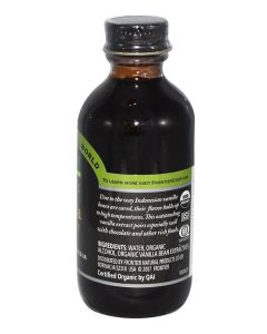 Organic Vanilla Extract Indonesia Farm Grown 2ounce