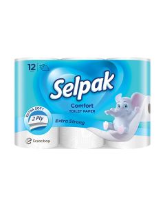 Comfort Toilet Paper 150 Sheets x 2Ply, Pack of 12 Rolls
