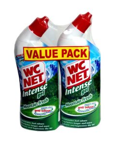 Toilet Cleaner Intense Gel Mountain Fresh 750ml 1 + 1 Free Clear