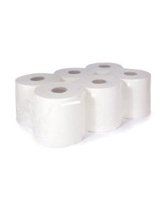 6-Piece EM Kitchen Maxi Roll Tissue Paper White 1000grams