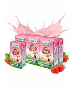 Long Life Milk Strawberry 125ml Pack of 6